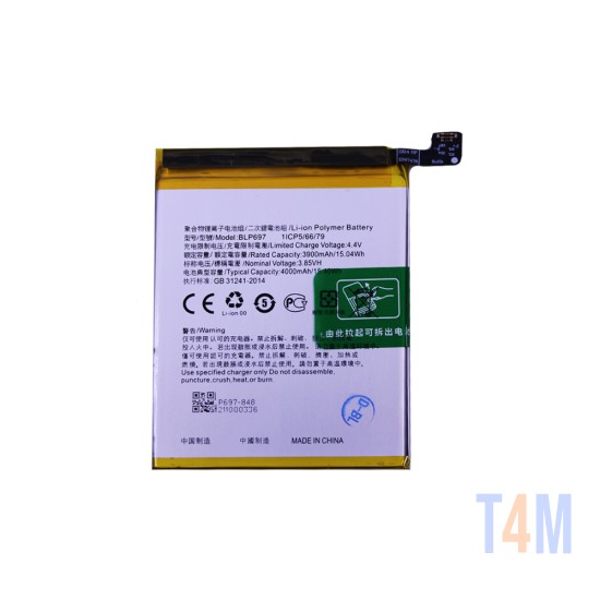 Battery BLP697 for Oppo F11 Pro 4000mAh 